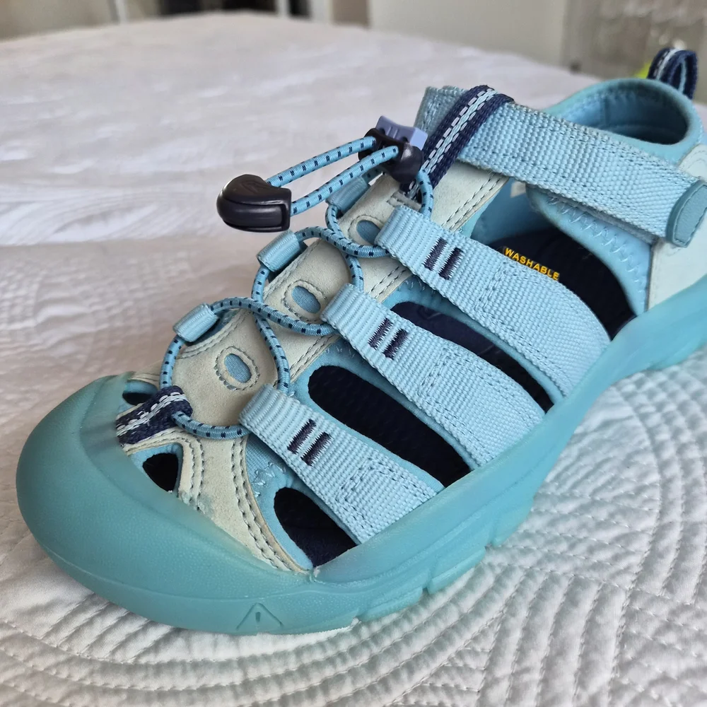 EUC Like New Keen Newport H2 Baby Ice Blue Kids 5 Women 6.5 EU 37